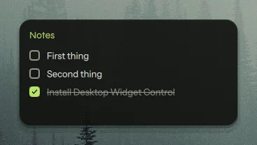 notes
